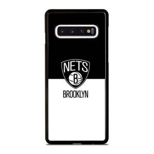 BROOKLYN NETS NBA BLACK WHITE Samsung Galaxy S10 Case Cover BROOKLYN NETS NBA BLACK WHITE Samsung Galaxy S10 Case Cover