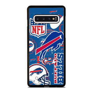 BUFFALO BILLS NFL STICKER BOMB Samsung Galaxy S10 Case Cover BUFFALO BILLS NFL STICKER BOMB Samsung Galaxy S10 Case Cover