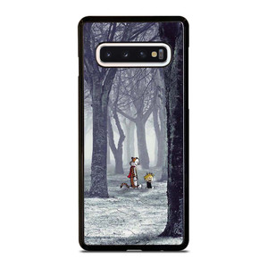 CALVIN AND HOBBES CARTOON Samsung Galaxy S10 Case Cover