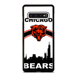CHICAGO BEARS BAG STRIP Samsung Galaxy S10 Case Cover CHICAGO BEARS BAG STRIP Samsung Galaxy S10 Case Cover