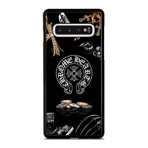 CHROME HEARTS METAL LOGO Samsung Galaxy S10 Case Cover