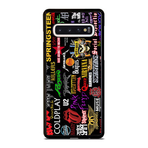 CLASSIC ROCK BAND COLLAGE Samsung Galaxy S10 Case Cover