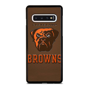 CLEVELAND BROWNS DOG NFL MASCOT Samsung Galaxy S10 Case Cover CLEVELAND BROWNS DOG NFL MASCOT Samsung Galaxy S10 Case Cover