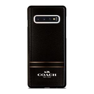 COACH BELT TEXTURE Samsung Galaxy S10 Case Cover COACH BELT TEXTURE Samsung Galaxy S10 Case Cover