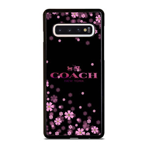 COACH FLOWERS PURPLE Samsung Galaxy S10 Case Cover