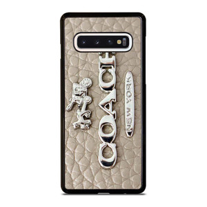 COACH LOGO GLOWING TEXTURE Samsung Galaxy S10 Case Cover