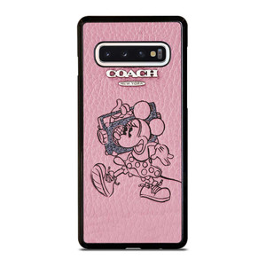 COACH MINNIE MOUSE PINK Samsung Galaxy S10 Case Cover COACH MINNIE MOUSE PINK Samsung Galaxy S10 Case Cover
