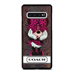 COACH NEW YORK MINNIE MOUSE CUTE Samsung Galaxy S10 Case Cover COACH NEW YORK MINNIE MOUSE CUTE Samsung Galaxy S10 Case Cover