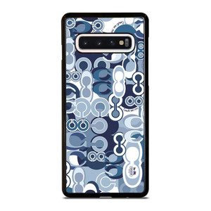COACH NEW YORK BLUE Samsung Galaxy S10 Case Cover COACH NEW YORK BLUE Samsung Galaxy S10 Case Cover