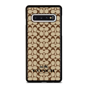 COACH NEW YORK BROWN Samsung Galaxy S10 Case Cover COACH NEW YORK BROWN Samsung Galaxy S10 Case Cover