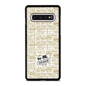 COACH NEW YORK COLLAGE Samsung Galaxy S10 Case Cover COACH NEW YORK COLLAGE Samsung Galaxy S10 Case Cover
