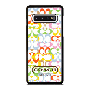 COACH NEW YORK COLORFUL Samsung Galaxy S10 Case Cover COACH NEW YORK COLORFUL Samsung Galaxy S10 Case Cover