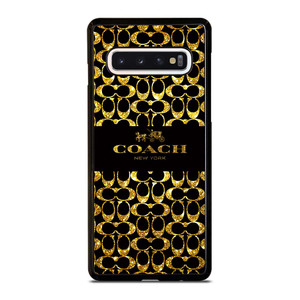 COACH NEW YORK GOLDEN Samsung Galaxy S10 Case Cover COACH NEW YORK GOLDEN Samsung Galaxy S10 Case Cover