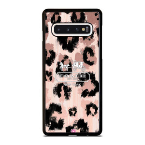 COACH NEW YORK LEOPARD SKIN Samsung Galaxy S10 Case Cover COACH NEW YORK LEOPARD SKIN Samsung Galaxy S10 Case Cover