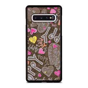 COACH NEW YORK NEW POOPY Samsung Galaxy S10 Case Cover