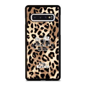 COACH NEW YORK PINK NATION LEPOARD Samsung Galaxy S10 Case Cover