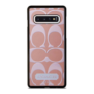 COACH NEW YORK PINK PATTERN Samsung Galaxy S10 Case Cover COACH NEW YORK PINK PATTERN Samsung Galaxy S10 Case Cover