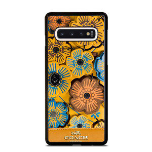 COACH NEW YORK ROSE TEA Samsung Galaxy S10 Case Cover
