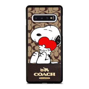 COACH NEW YORK SNOOPY Samsung Galaxy S10 Case Cover COACH NEW YORK SNOOPY Samsung Galaxy S10 Case Cover