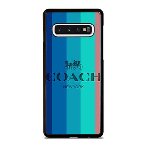 COACH NEW YORK STRIPES Samsung Galaxy S10 Case Cover