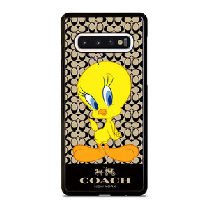 COACH NEW YORK TWEETY BIRD Samsung Galaxy S10 Case Cover COACH NEW YORK TWEETY BIRD Samsung Galaxy S10 Case Cover