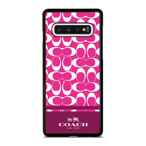 COACH PINK NEW YORK Samsung Galaxy S10 Case Cover COACH PINK NEW YORK Samsung Galaxy S10 Case Cover