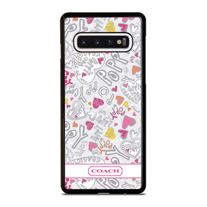 COACH POPPY COLOR Samsung Galaxy S10 Case Cover COACH POPPY COLOR Samsung Galaxy S10 Case Cover