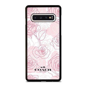 COACH ROSES Samsung Galaxy S10 Case Cover COACH ROSES Samsung Galaxy S10 Case Cover