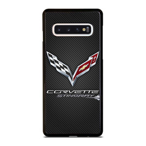 CORVETTE STINGRAY C7 CARBON LOGO Samsung Galaxy S10 Case Cover CORVETTE STINGRAY C7 CARBON LOGO Samsung Galaxy S10 Case Cover