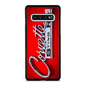 CORVETTE STINGRAY RED EMBLEM Samsung Galaxy S10 Case Cover CORVETTE STINGRAY RED EMBLEM Samsung Galaxy S10 Case Cover
