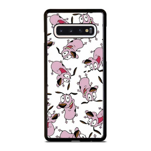 COURAGE THE COWARDLY DOG COLLAGE Samsung Galaxy S10 Case Cover COURAGE THE COWARDLY DOG COLLAGE Samsung Galaxy S10 Case Cover