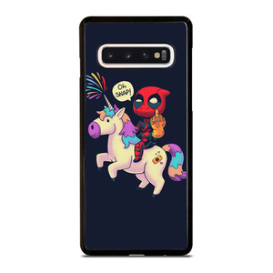 DEADPOOL UNICORN MIDDLE FINGERS Samsung Galaxy S10 Case Cover