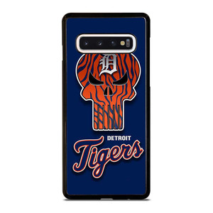 DETROIT TIGERS SKULL LOGO Samsung Galaxy S10 Case Cover DETROIT TIGERS SKULL LOGO Samsung Galaxy S10 Case Cover