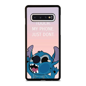 DISNEY STITCH DONT TOUCH MY PHONE Samsung Galaxy S10 Case Cover DISNEY STITCH DONT TOUCH MY PHONE Samsung Galaxy S10 Case Cover