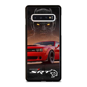 DODGE SRT DEMON CAR LOGO Samsung Galaxy S10 Case Cover DODGE SRT DEMON CAR LOGO Samsung Galaxy S10 Case Cover