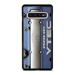DOHC VTEC HONDA ENGINE BLUE Samsung Galaxy S10 Case Cover