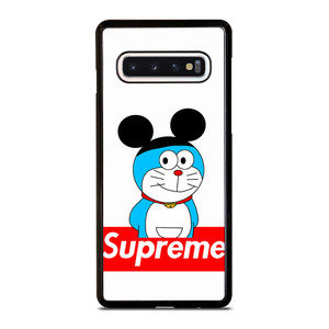 DORAEMON WITH MICKEY SUPREME Samsung Galaxy S10 Case Cover DORAEMON WITH MICKEY SUPREME Samsung Galaxy S10 Case Cover
