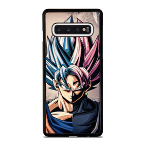 DRAGON BALL GOKU AND BLACK GOKU FACE Samsung Galaxy S10 Case Cover