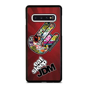 EAT SLEEP JDM LOGO Samsung Galaxy S10 Case Cover