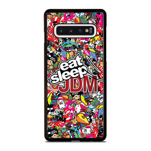 EAT SLEEP JDM STICKERS Samsung Galaxy S10 Case Cover EAT SLEEP JDM STICKERS Samsung Galaxy S10 Case Cover