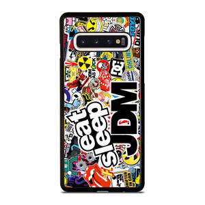 EAT SLEEP JDM Samsung Galaxy S10 Case Cover