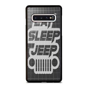 EAT SLEEP JEEP LOGO Samsung Galaxy S10 Case Cover