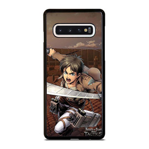 EREN YEAGER ATTACK ON TITAN TACTICS Samsung Galaxy S10 Case Cover EREN YEAGER ATTACK ON TITAN TACTICS Samsung Galaxy S10 Case Cover