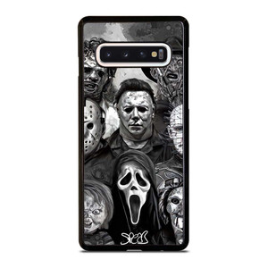 FAMOUS HORROR COLLAGE Samsung Galaxy S10 Case Cover FAMOUS HORROR COLLAGE Samsung Galaxy S10 Case Cover