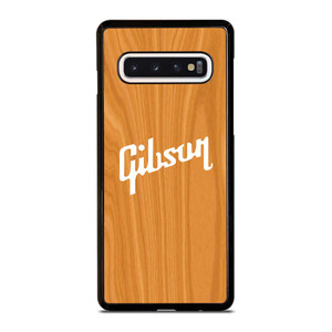 GIBSON GUITAR WOODEN LOGO 2 Samsung Galaxy S10 Case Cover