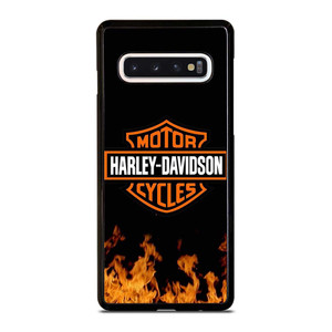 HARLEY DAVIDSON FIRE LOGO Samsung Galaxy S10 Case Cover HARLEY DAVIDSON FIRE LOGO Samsung Galaxy S10 Case Cover