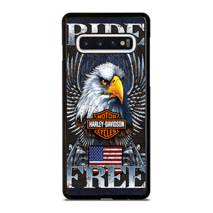 HARLEY DAVIDSON FREE RIDE EAGLE Samsung Galaxy S10 Case Cover HARLEY DAVIDSON FREE RIDE EAGLE Samsung Galaxy S10 Case Cover