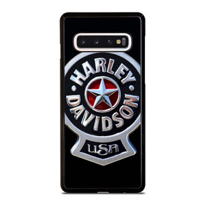 HARLEY DAVIDSON USA METAL EMBLEM Samsung Galaxy S10 Case Cover