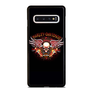 HARLEY DAVIDSON WING SKULL LOGO Samsung Galaxy S10 Case Cover HARLEY DAVIDSON WING SKULL LOGO Samsung Galaxy S10 Case Cover