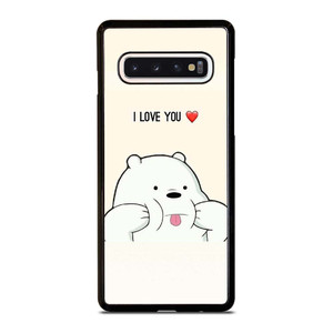 ICE BEAR WE BARE BEARS CUTE Samsung Galaxy S10 Case Cover